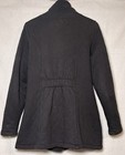The North Face Arctic Quilted Fleece Jacket Women Sz Xl Black Zip Mock Neck