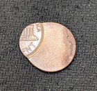 Lincoln Cent Memorial Penny Struck Off Center Error Uncirculated Copper