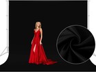 10x10 Ft Black Backdrop Background For Photography  Large Photo Backdrop Curt   