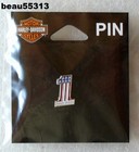    harley Davidson Number 1 Vest Jacket Hat Red White Blue Pin