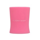 Acorn Baby Silicone Toddler Sippy Cup - Pink Weighted Transition Cup