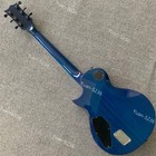 Solid Body Electric Guitar Blue Burst Burl Bone Nut Hh Active Pickups