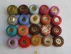 20 Balls Perle Cotton No 12 Embroidery Thread In Assrtd 20 Different Colours  15
