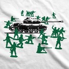 Little Green Army Men T Shirt Vintage Funny Logo Shirts Military Novelty Toy Tee