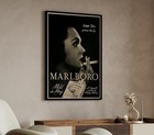 Vintage Marlboro Poster Mild As May Cigarette Ad Old Hollywood Glamour  Unframed