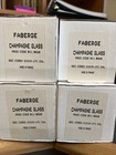 Faberge Champagne Glass Flute Kissing Doves  Set Of 2  4 Avail Orig Boxes New