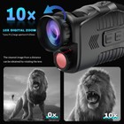 Monocular Night Vision Device 1080p Infrared 10x Digital Zoom Hunting Telescope