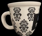 New  dog Mom  Coffee Mug Black Lace White Ceramic 5 5 wx4 h