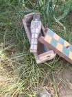 Authentic Ancient Egyptian Antiquities Wooden Box With Ushabti Rare Egyptian Bc