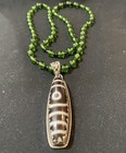 Rare Antique Tibetan Dzi Bead Necklace