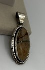 Vintage Southwestern Navajo Style Sterling Silver Pendant Stamped P m 