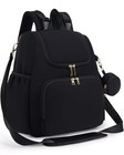 Diaper Bag Small Diaper Backpack Mother s Day Neoprene Waterproof Baby Black