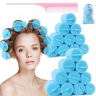 Jumbo Foam Hair Rollers - 24 Soft Sleep Curlers For Wavy Styles  2 x2 75 
