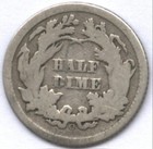 Seated Liberty Half Dime Dated From 1837 To 1873 Half Dime Very Good Random Date