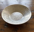 Vintage Everlast Metal Hand Forged Hammered Aluminum Serving Dish Bowl