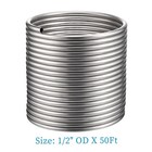 Vigorous 1 2  X 50 Ft Wort Chiller 304 Stainless Steel Immersion Chiller Brewing