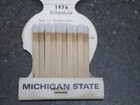 Vintage Matchbook Michigan State Spartans 1976 Schedule Full Unused Unstruck