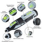 Workpro 12v Cordless Rotary Tool Kit 5 Speeds Engraver Sander Polisher Accessory