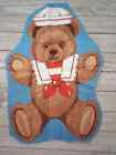 Large Teddy Bear Fun Fabric Scrap Sailor Girl Piece 13 5 X 9 Inch Usa Seller