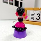 Solar Dancing Toy Halloween Skeleton Women Solar Powered Shaking Head Decor