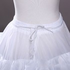 Women White Bridal Petticoat Hoop Skirt Crinoline Slip Wedding Gown Underskirt