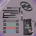 Vigorous Vi Portable Resistance Band Set Workout Bar Kit Pilates Home Yoga Gym