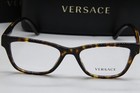 New Versace Mod  3316 108 Dark Tortoise Gold Authentic Eyeglasses W case 53-18