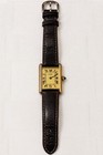 Vintage Must De Cartier Tank Vermeil 925 Gold Quartz Watch Ref 5057001