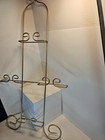 3 Tier Wall Mounted Decorative Golden Metal Plate Display Holder Rack
