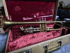 Vintage Getzen Super Deluxe Tone Balanced Trumpet With Original Case Untested