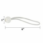 25 50 100pcs 6  Inch White Ball Bungee Bungie Cord Canopy Tarp Tie Downs Straps