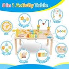 Activity Table For 1 2 Year Old  8 In 1 Wooden Montessori Activity Center Toys