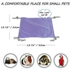 Small Pet Hammock Guinea Pig Hanging Bed Cozy Cage Decor For Hamster Rat Ferret