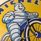 Vintage Michelin Tires Bibendum Sign - Automobile Tyres Service Gas Pump Sign
