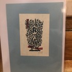 Vintage Ex Libris Bookplate Bush
