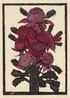 Margaret Preston   Waratahs   Australian Modernist Woodcut Botanical Print 1925