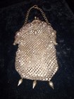 Antique Art Nouveau Sterling Silver Mesh Coin Purse  C  1920 s