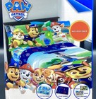 Paw Patrol Full Sheet Set Microfiber 4 Piece Fitted   Flat Sheet 2 Pillowcases