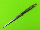 Antique 19 Century Us Engraved Dagger Fighting Knife W  Sheath