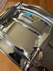 Ludwig Supraphonic Snare Drum 5 X 14 1980s Blue olive Badge Usa  10 Lug  Vintage