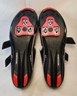 Venzo Men s Road Cycling riding Bicycle Shoes 3 Straps Us 12 eu 47 Spd Cleats