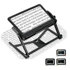 Large Magnifying Glass With Phone Stand  Full Page Magnifier For Reading