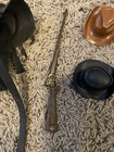 Vintage Marx Johnny West Lot Chief Cherokee Rifle Gun Custard Hat Saddle 24