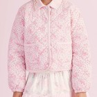 Loveshackfancy Pink Floral Puffer Jacket In Size S Girls   Kids   Youth Small