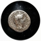 Roman Empire  Tiberius  Ad 14-37  Silver Denarius  Livia Seated  Ngc Vg