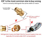 3 8 Inch Male To 1 4 Inch Male Npt Hex Nipples Reducer Adapter  Npt Brass Pipe