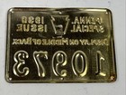 1930 Pennsylvania Special Issue Hunting License Metal Badge  10973 Pa Hunter