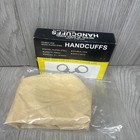 Silver Double Lock Nickel Plated Steel Handcuffs Police Grade Standard 2 Keys
