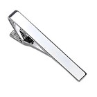 Silver Stainless Steel Tie Clip Bar Necktie  Silver Mens Clasp Clamp 2 2  New 