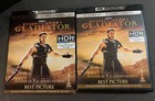 Gladiator  2000  3-disc 4k Ultra Hd   Blu-ray Set With Slipcover Like New